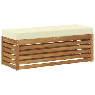 vidaXL Banco De Taburete Exterior Madera De Acacia S&oacute;lida Natural Vidaxl