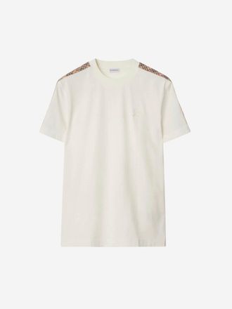 Burberry Check Cotton T-Shirt