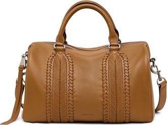 Aim&eacute;e All For Love Leather Satchel in Latte at Nordstrom