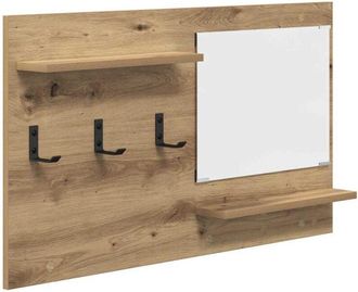 vidaXL Vidaxl - Perchero De Pared Con Estante Roble Artisan 90 X 10 X 50 Cm