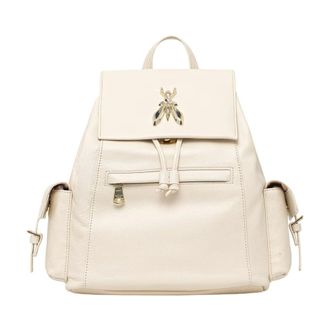 Patrizia Pepe Dames, Tassen, Beige, Maat: ONE Size Leer