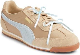 Puma Arizona Bow Sneaker in Sand Dune/Fresh Water at Nordstrom, Size 10.5