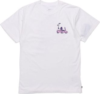 Nike Printing Skateboard Short Sleeve White CW1479-100