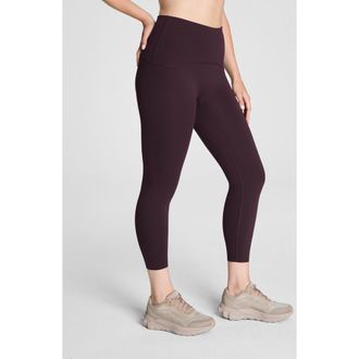 Spanx SPANXshape Booty Boost 7/8 Leggings in Truffle Brown at Nordstrom Rack, Size X-Large