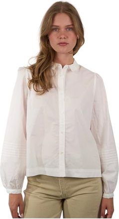 Jcsophie Overhemden, Dames, Wit, XS, Katoen, Katoenen Blouse
