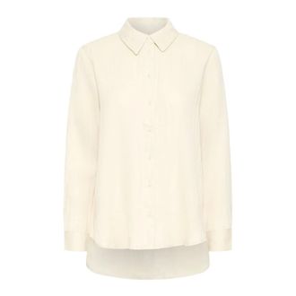 Ichi Ihkirse LS Bluser - Blouses & Shirts - Mujer - Beige - 2XL