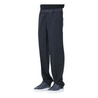A|X Armani Exchange Straight Trousers, male, Blue, Size: W33 Blue Mens Casual Trousers Spring/Summer