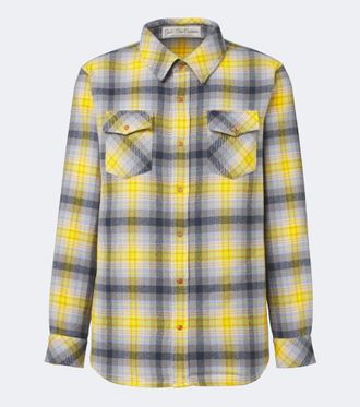 God's True Cashmere Camisa Alchemy de cachemir a cuadros