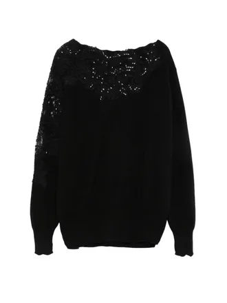 Ermanno Scervino Jersey De Cachemir Con Cuello Redondo