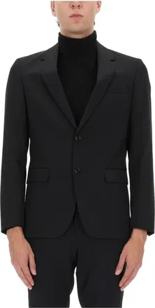 HUGO BOSS Kostuums, Heren, Zwart, L, Formal Blazers