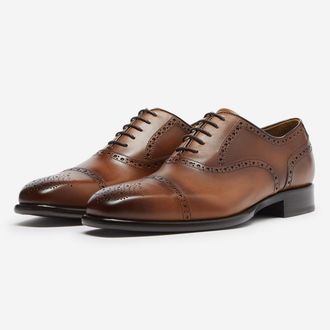 Oliver Sweeney Mens Fallerna Dark Tan - Size UK 8.5
