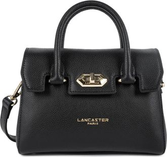 Lancaster Mini Milano Cosmos Zwarte Handtas - Dames - Handtassen - Zwart - ONE Size - Leer - Tassen
