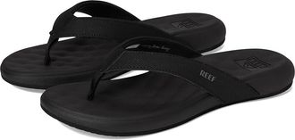 Reef Cushion Melody Womens Sandals Black/Black : 11 B - Medium, Leather/Synthetic