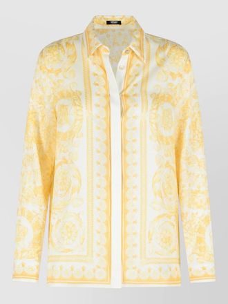 Versace silk printed shirt