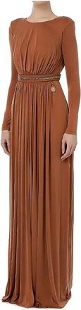 Elisabetta Franchi Mujer, Vestidos, Marrón, Talla: M