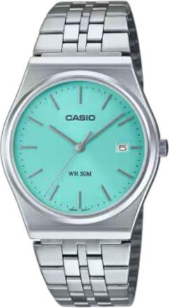 Casio Standard Stainless Steel Strap Water Resistant Silver Blue MTP-B145D-2A1V