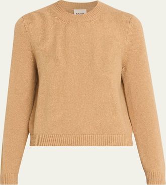 Khaite Leta Cashmere Crewneck Sweater