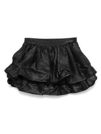 Juun.J Mini-rok in bubbelvorm - Zwart