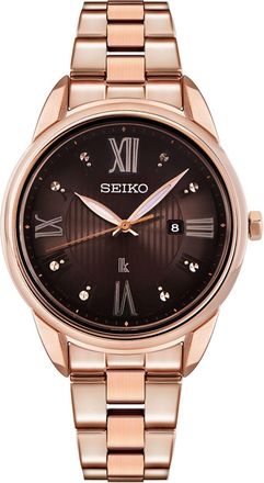Seiko Lukia Series Waterproof Quartz Gold/Black SUT366J1