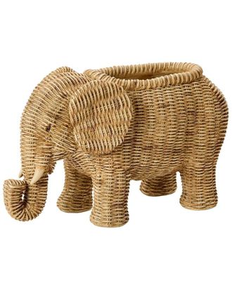 Two's Company Elephant Planter