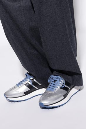 Lanvin Sports Shoes, Mens, Silver