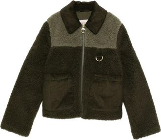 Barbour Jack met teddy-zak - Groen