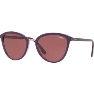 Vogue Ladies Transparent Rectangular Sunglasses 0VO5270S24097557