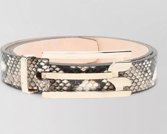 Victoria Beckham calf leather dorian pin buckle belt 2.5cm
