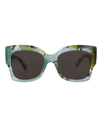 Chlo&eacute; Square-Frame Recycled Acetate Sunglasses