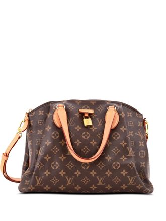 Louis Vuitton Rivoli Handbag Monogram Canvas MM satchel - Brown