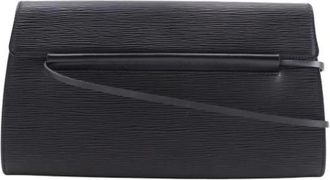 Louis Vuitton Pre-owned Clutches, female, Black, Size: ONE SIZE Pre-owned Leather Clutch