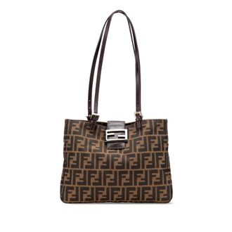 Fendi Pre-owned Fendi Zucca Canvas Shoulder Bag Ladies WVWB19TW34HE1SC8