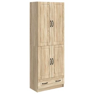 vidaXL Juego De Armarios 2 Uds. Roble Sonoma Madera De Ingenier&iacute;a Vidaxl