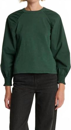 Nation Ltd Suky Raglan Top In Pine