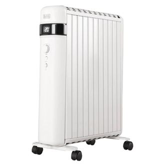 Black+Decker 2.5KW Digital Oil Free Rad in White