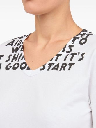 Maison Margiela Stamp-Effect Graphic Print T-Shirt - White