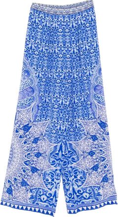 Camilla Pantaloni con stampa - Blu