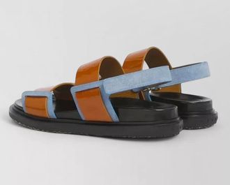 Marni leather double-strap sandals