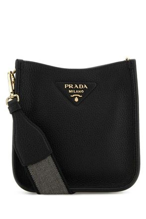 Prada Black Logo Crossbody Bag