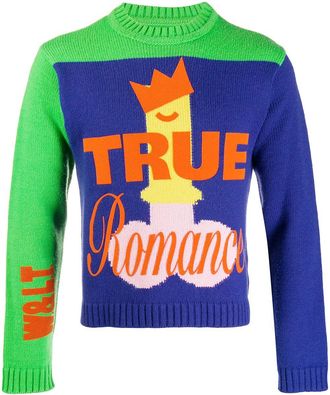Walter Van Beirendonck 1996/97s Wonderland True Romance jumper - Blue