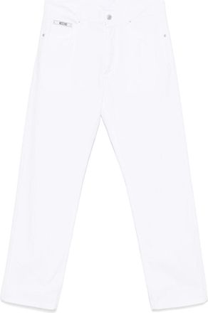 Moschino Classic White Trousers