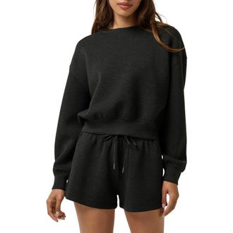 Travis Mathew Cloudscape Sweatshirt in Heather Black at Nordstrom Rack, Size Medium