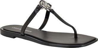 Calvin Klein Ellye Womens Sandals Black : 10 M, Synthetic