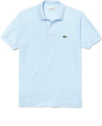 Lacoste Mens Classic Short Sleeve Polo Shirt Lifestyle Light Blue XL