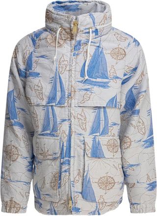 Beams Plus Giacca con stampa - Bianco