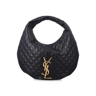 Saint Laurent Icare Quilted Hobo Bag