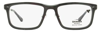 Shinola SH37000 Flexon Temple Rectangle Eyeglasses - Gray