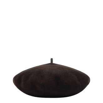 Brunello Cucinelli Berretto - Dames - Hoeden - Bruin - M - Wol - Accessoires