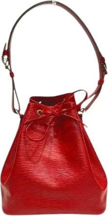 Louis Vuitton Pre-owned Bucket Bags, female, Red, Size: ONE SIZE Pre-owned Bucket Bag
