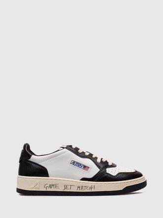 Autry Medalist Low Top Trainers in Bicolour Leather and Suede